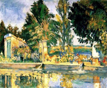 Jas de Bouffan la piscine Paul Cézanne Paysage Peinture à l'huile